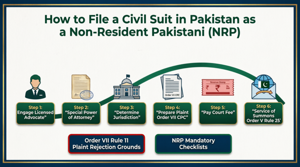 How to File a Civil Suit in Pakistan as an NRP