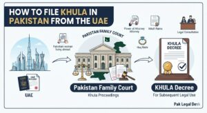 how to file khula in Pakistan from UAE