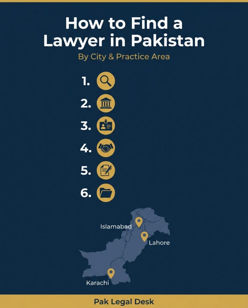 How to Find a Lawyer in Pakistan