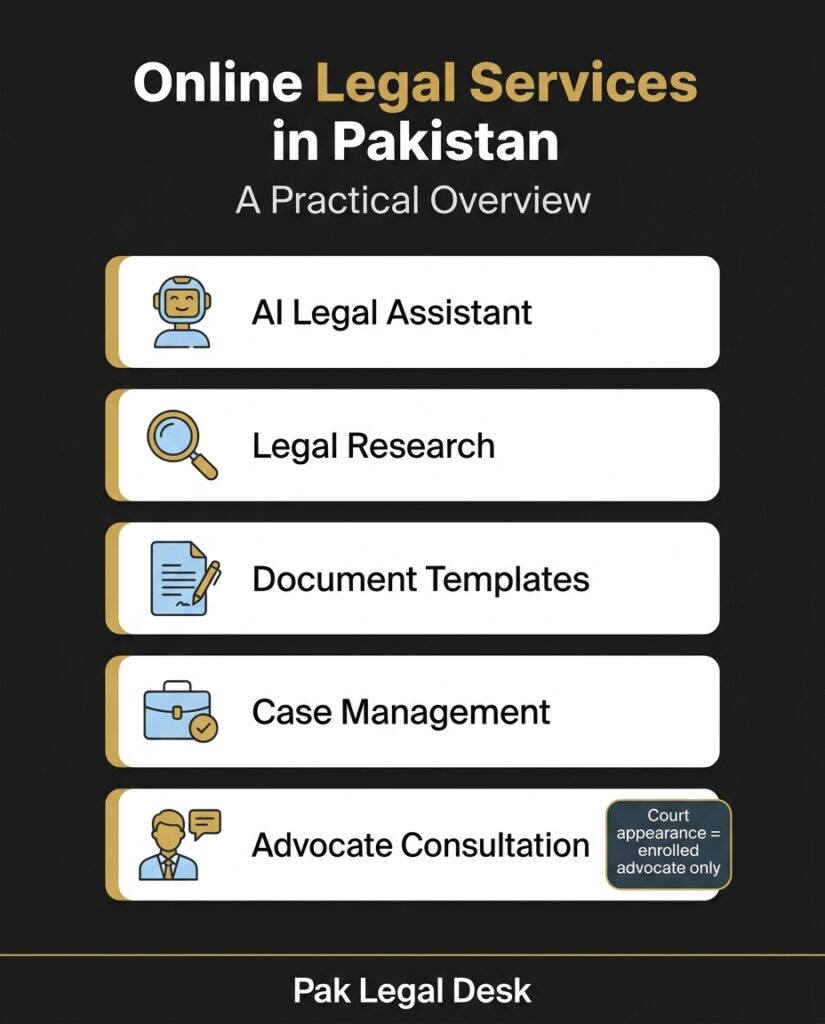 Legal Services in Pakistan Online