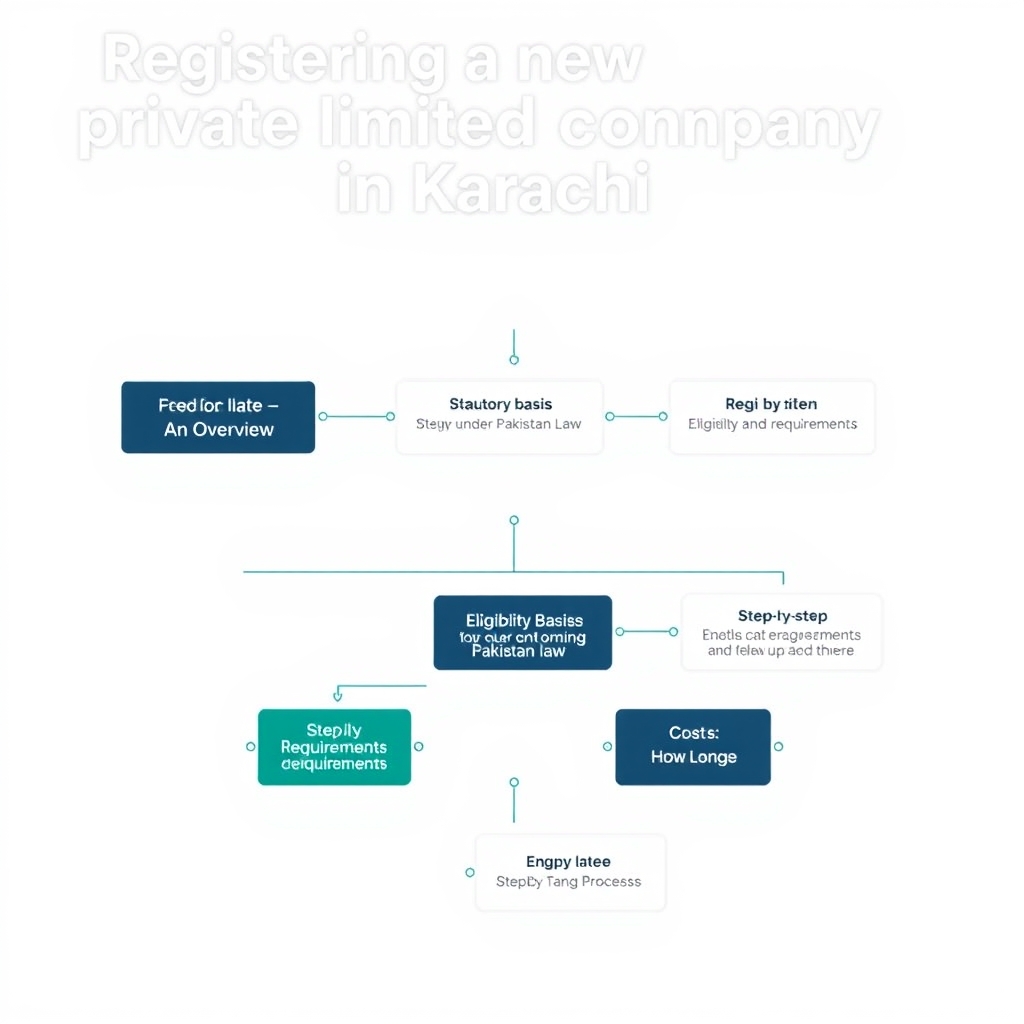 Registering a new private limited company in Karachi — Pakistan legal guide